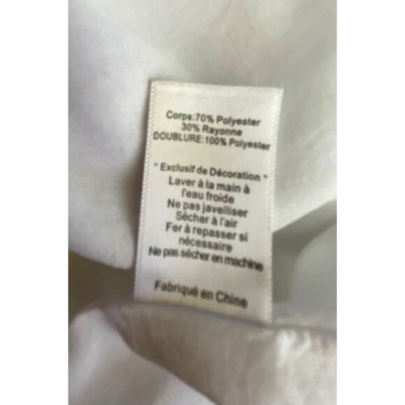 Lush White Striped Button-Down Shirt Dress Size Medium Classic Preppy Casual Y2k - Picture 7 of 7